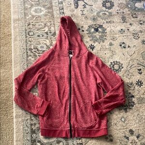 BDG Red Zip-Up Hoodie